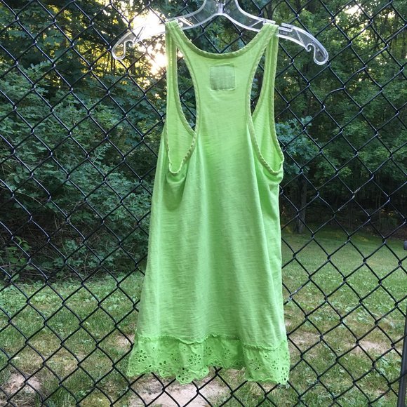 Green Abercrobmie Kids Flowy Tank - Picture 2 of 3